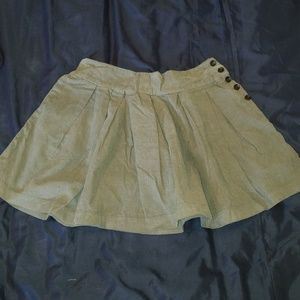 Grey corduroy Zara skirt Sz 8